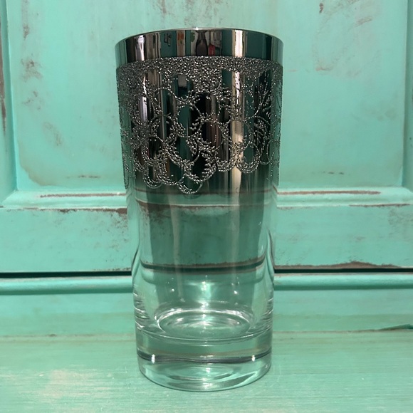 Set Of 4 Vintage Dorothy Thorpe Silver Overlay Etched Highball Glasses - Picture 3 of 6